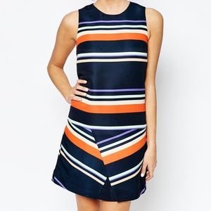Ted Baker Damica Tribal Stripe Shift Dress size 2